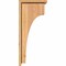 Ekena Millwork Huntington Smooth Corbel w/Backplate, Western Red Cedar, 7 1/2"W x 12"D x 28"H COR08X12X28HUN01SWR - alternate 2